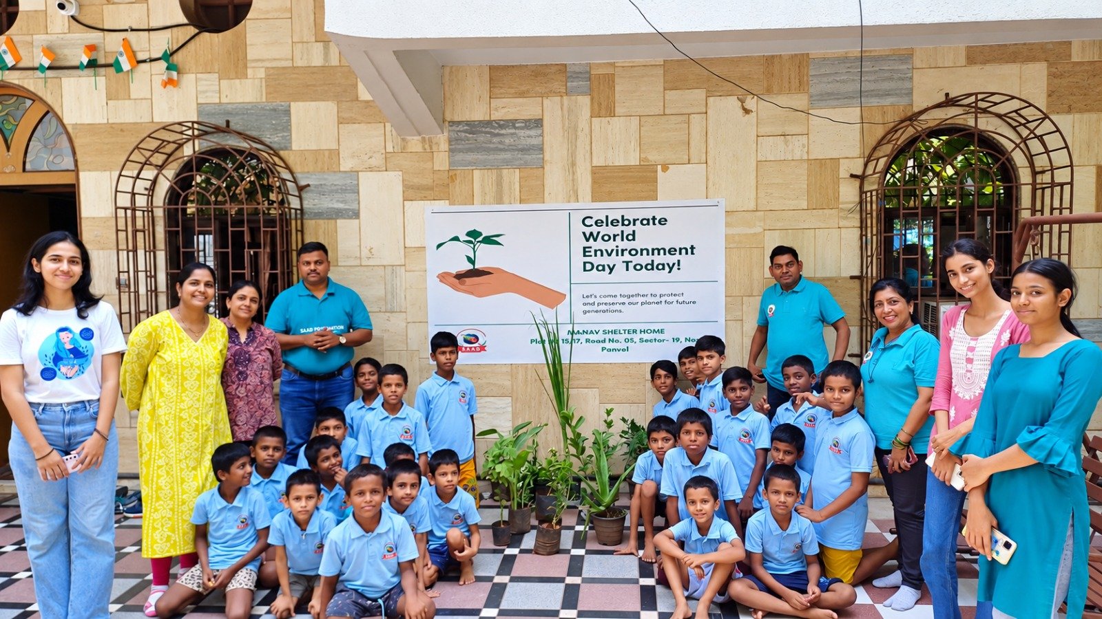 Children together at Manav Shelter Home
